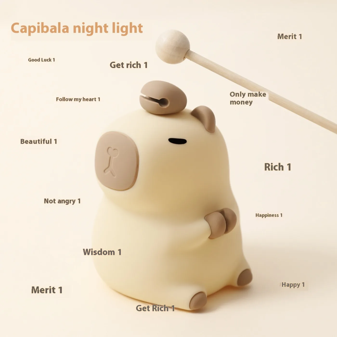 Capabala Silicone Night Lamp Rechargeable, photo 4