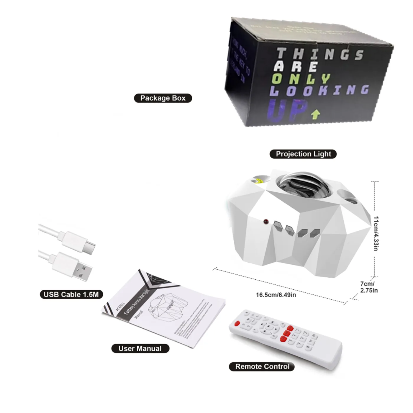 Usb Water Pattern Bluetooth Music Ocean Star Projector Lamp, photo 4