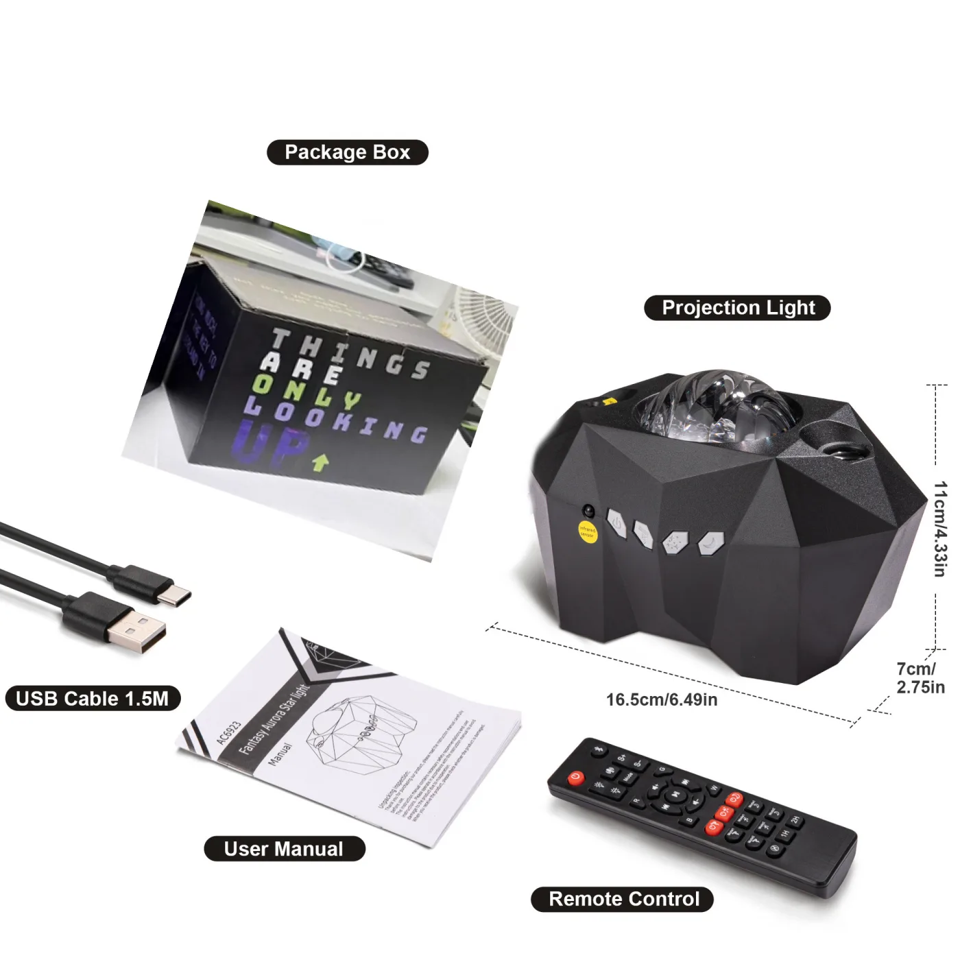 Usb Water Pattern Bluetooth Music Ocean Star Projector Lamp, photo 5
