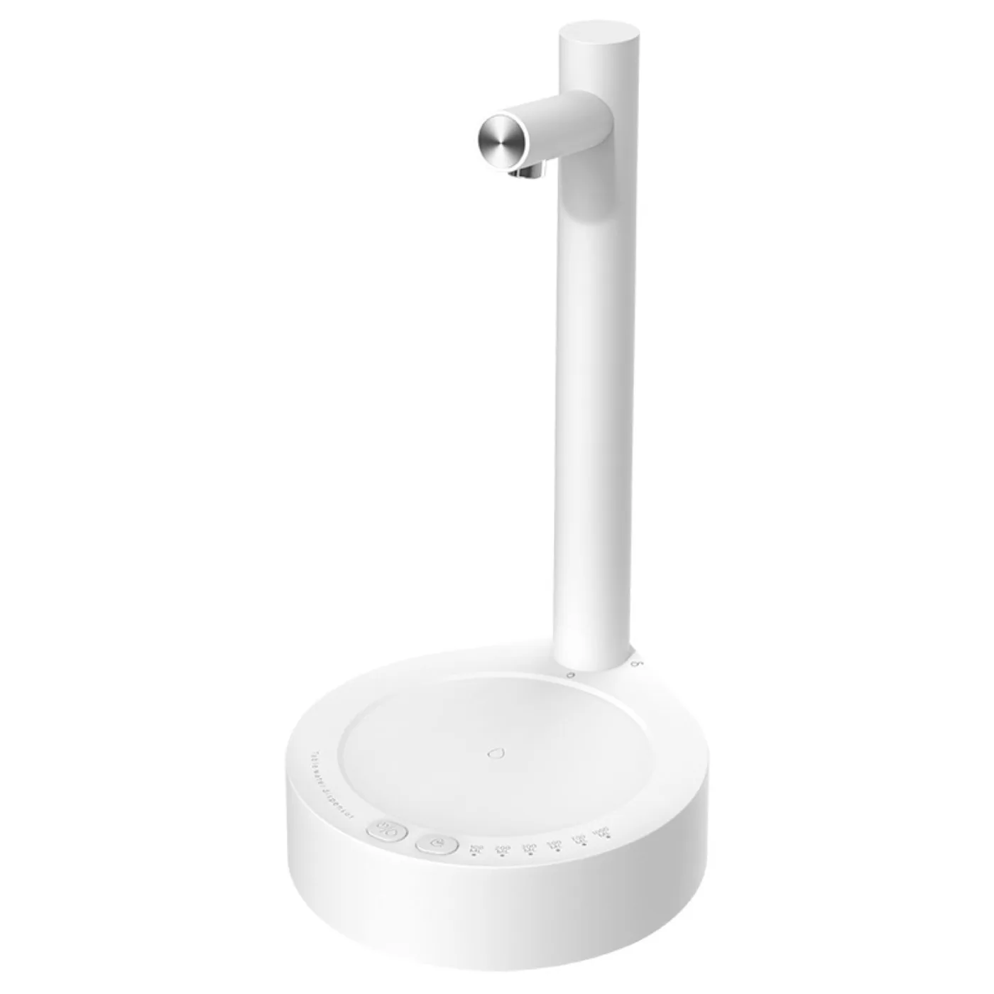 The white pump on a white background